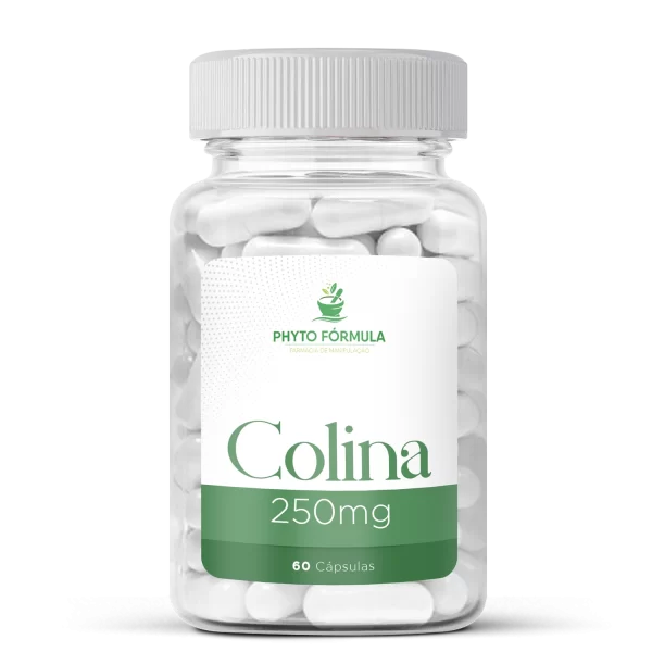 Colina 250mg 60 Cápsulas - Farmácia Phyto Fórmula